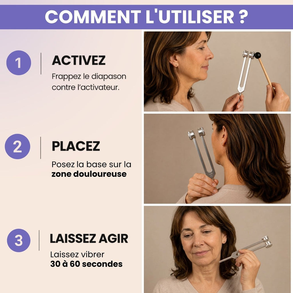 Diapason 128 Hz - Soulagement Musculaire & Articulaire