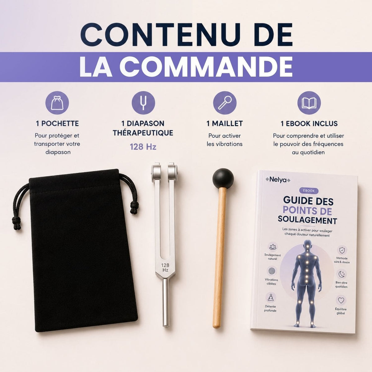 Diapason 128 Hz - Soulagement Musculaire & Articulaire